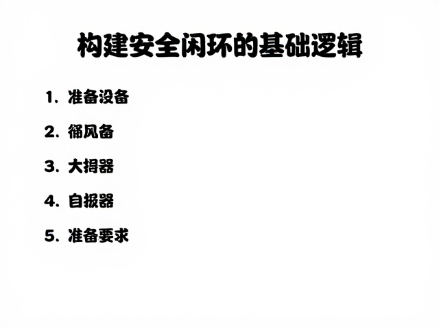 必备装备清单:构建安全闭环的基础逻辑