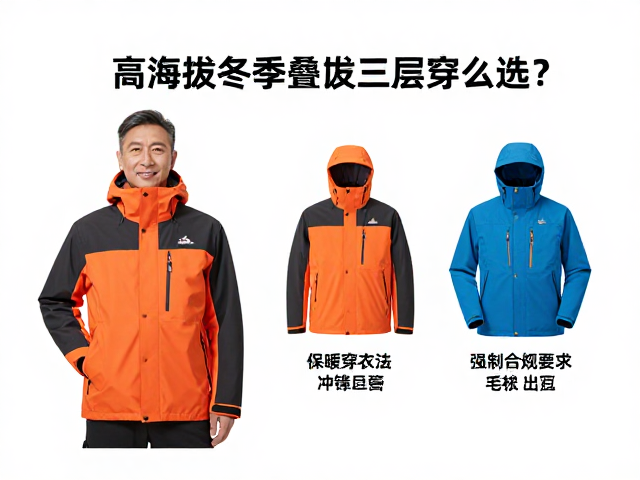 高海拔冬季登山叠穿法，中老年保暖冲锋衣怎么选？