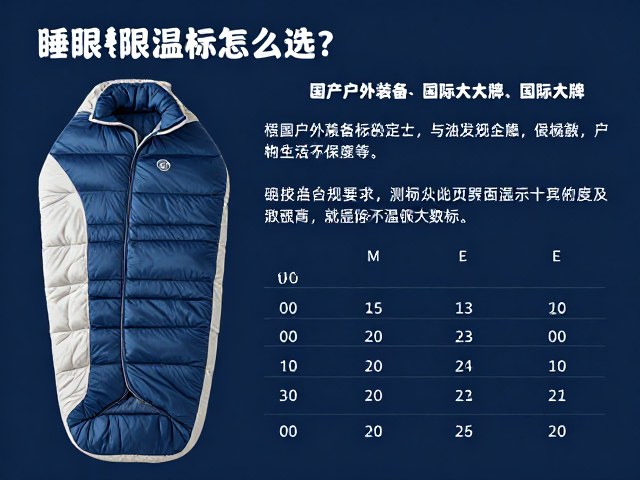 理解睡袋温标的核心定义与测试标准