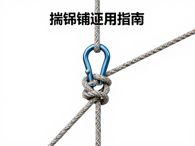 户外绳索救援教学,主绳辅绳标准打结与快挂使用指南