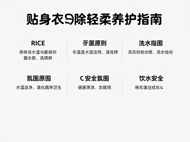 水温控制与洗涤剂选择的安全性考量