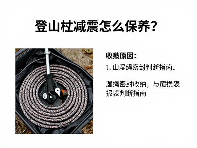 湿绳密封收纳的正确操作规范