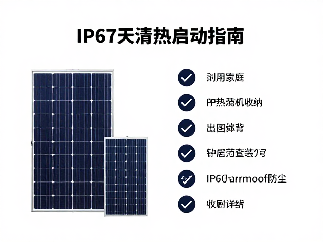 太阳能充电板清洁收纳与预热启动指南,IP67防水防尘等级详解