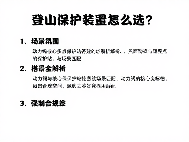 动力绳的核心性能指标与场景匹配
