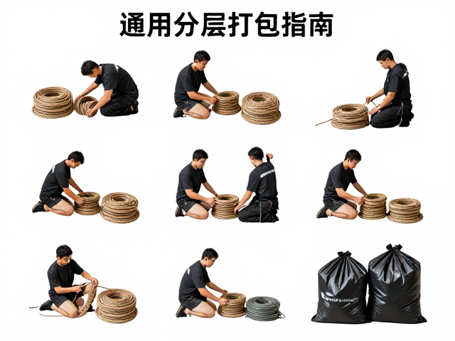 绳索盘绳收纳的标准动作与固定技巧