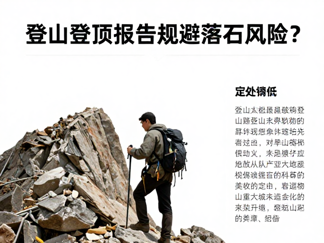登山发展史科普,如何通过登顶报告规避落石风险?
