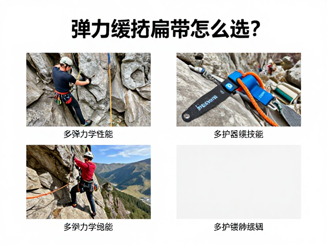 弹力缓冲扁带怎么选?多段攀登匹配保护器绳径全攻略