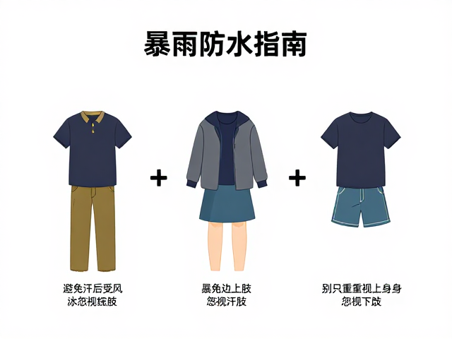 暴雨来袭前的衣物防护策略