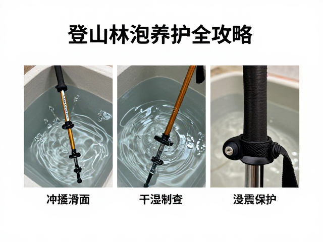 登山杖减震怎么修？干湿装备分开存放，温水浸泡养护全攻略