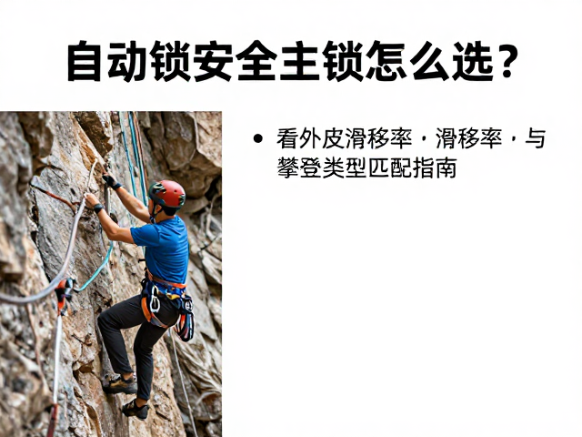 攀登类型匹配:根据场景特征锁定装备需求