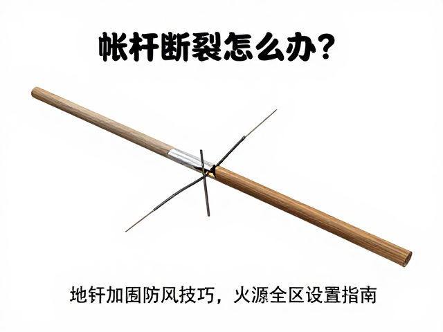 帐杆断裂怎么办?地钉加固防风技巧与火源安全区设置指南