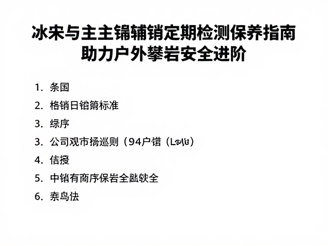 主绳与辅绳的日常巡检与寿命评估