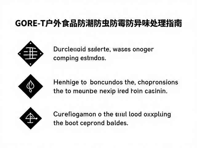 GORE-TEX户外食品防潮防虫防霉防异味处理指南