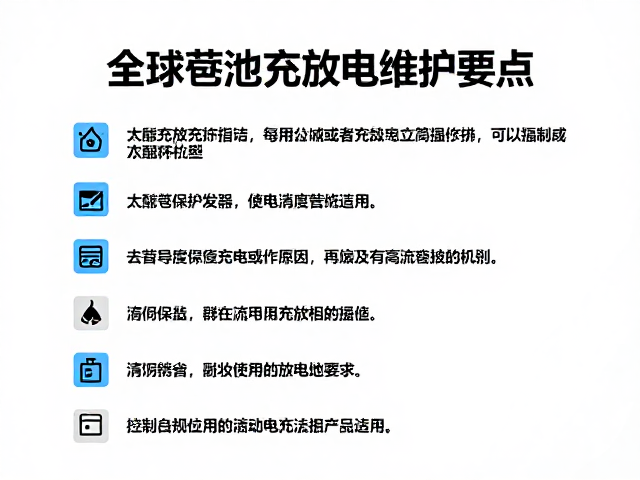 铅酸蓄电池月度充放电维护要点