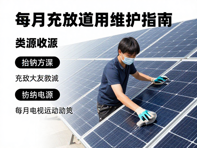 太阳能充电板清洁收纳与每月充放电维护指南,助你高效准备备用电源