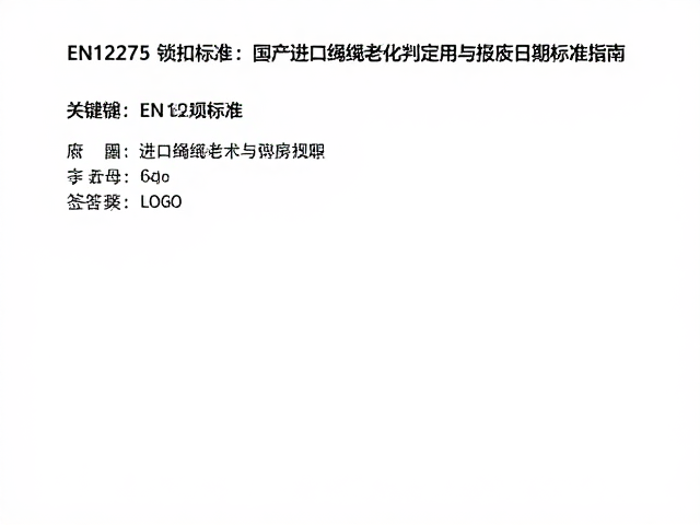 国产与进口绳索的技术差异与合规性