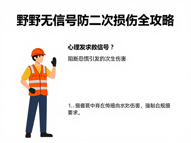 野外无信号如何发求救信号?稳住情绪防二次损伤全攻略