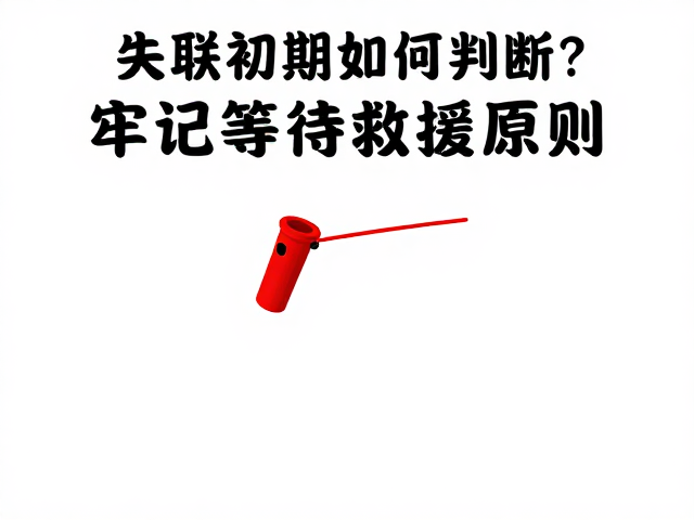 哨声求救的标准操作与国际通用规范