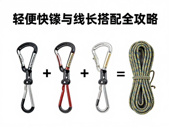 快挂与绳索的搭配原则
