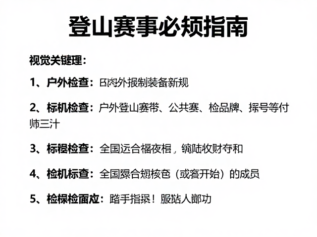 检录核查与违规后果