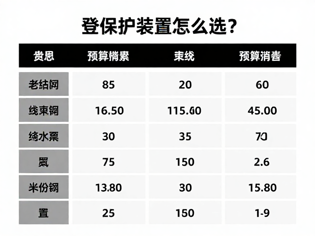 预算分配与长期使用成本分析