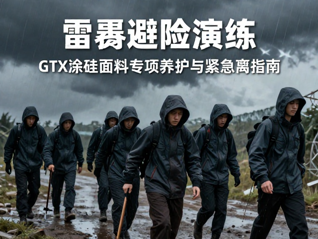 雷暴避险演练,GTX涂硅面料专项养护与紧急撤离指南
