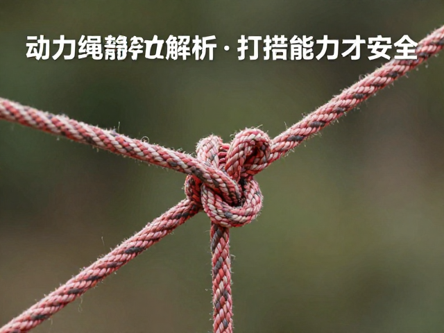 动力绳与静力绳区别,打结能力全解析,选对绳才安全