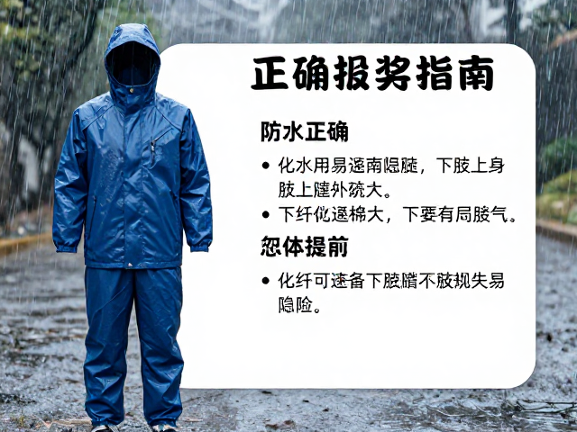 暴雨防水应急,化纤棉服只护上身?下肢忽视隐患大,正确操作指南