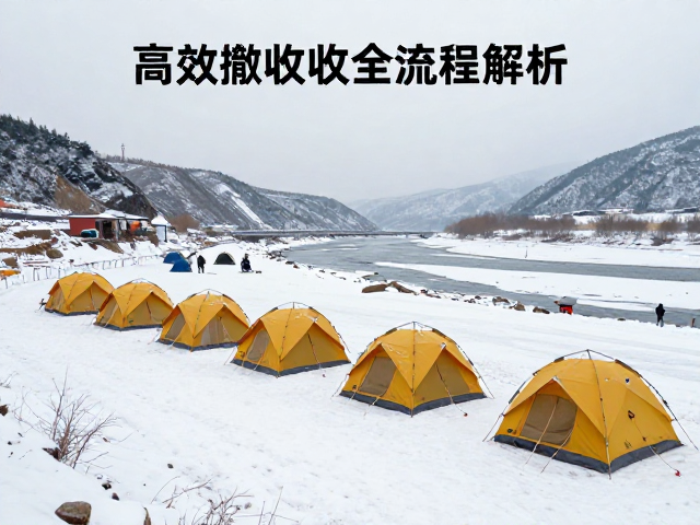 帐篷搭建与防风固定