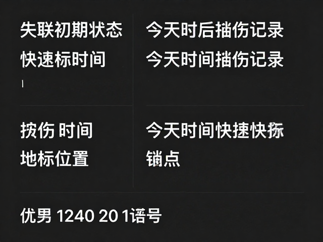 如何通过受伤时间快速锁定位置