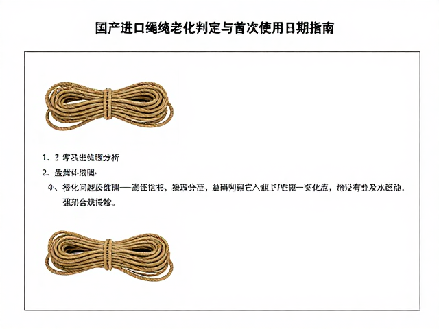 国产进口绳索老化判定与首次使用日期记录,盘绕整理规范指南