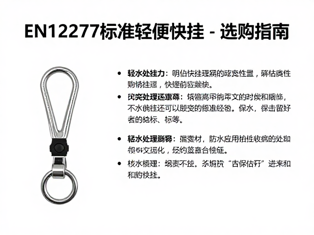 EN12277标准轻便快挂,防水处理评估与选购指南