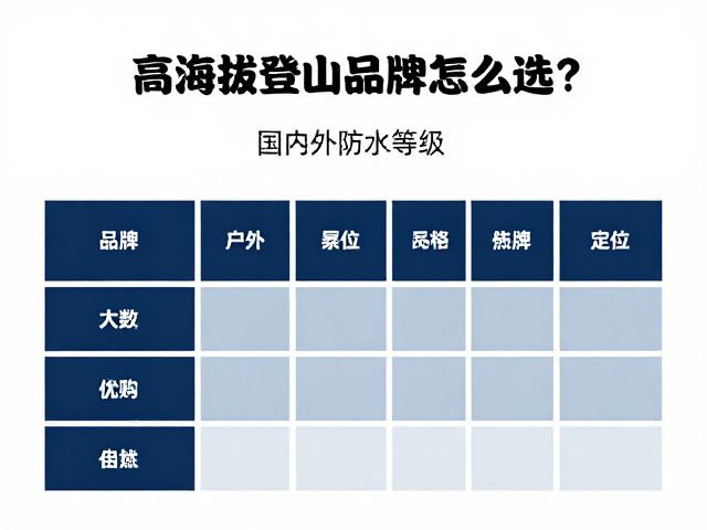 防水透气指标的真实含义与选购误区