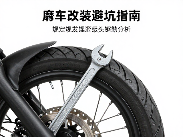 摩托改装避坑指南,用扭力扳手规范锁紧挡泥板,兼顾通勤与玩乐