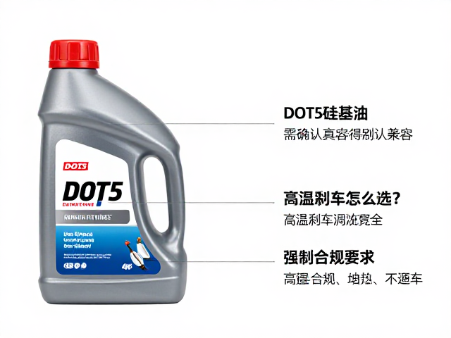 DOT5硅基油需确认兼容,高温刹车油怎么选?刹车油更换周期详解