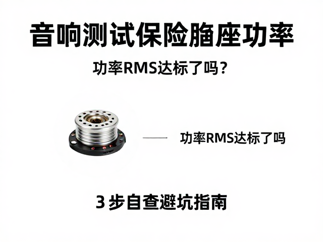音响测试中保险丝座功率RMS达标了吗?3步自查避坑指南