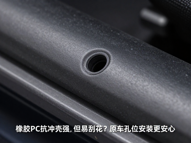 橡胶PC抗冲击强但易刮花？原车孔位安装更安心
