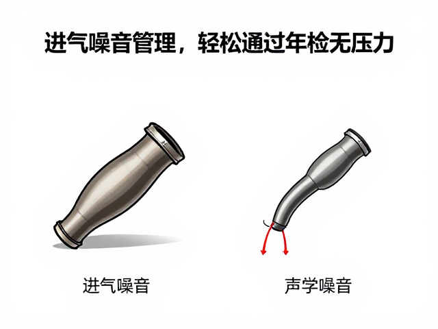 进气噪音管理，保留必要传感器，轻松通过年检无压力