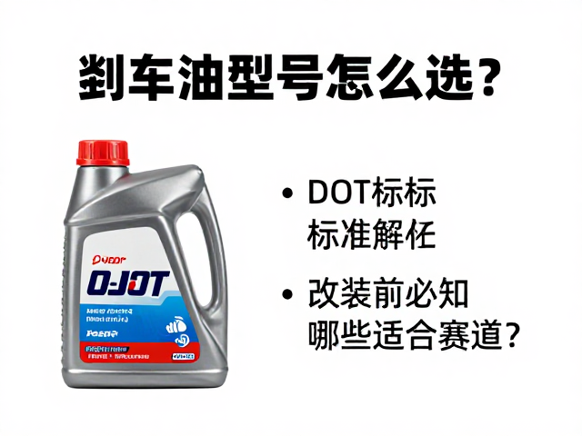 刹车油型号怎么选?改装前必知,哪些油适合赛道?