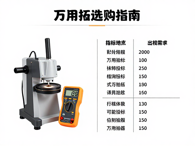 百世拓打磨抛光机与万用表选购指南，工业检测设备参数对比