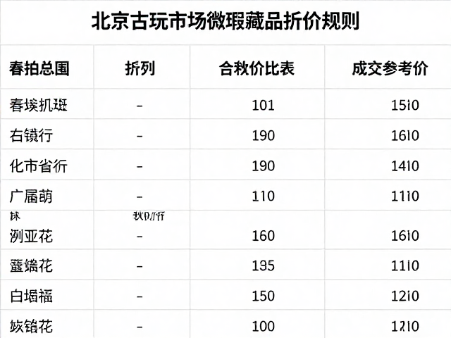 市场定价逻辑与微瑕界定标准