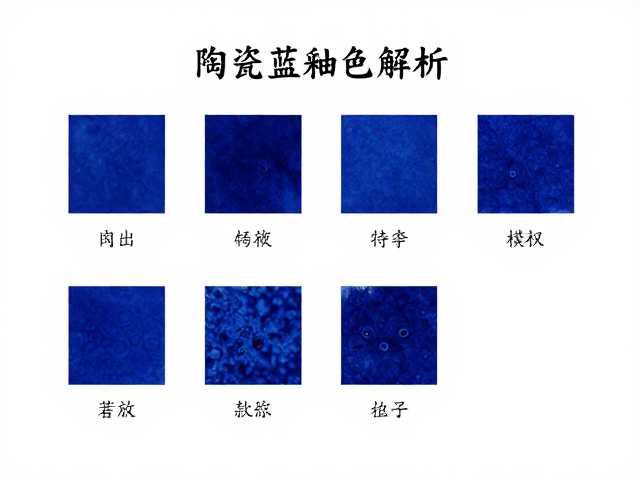 宝石蓝釉色的视觉特征与鉴别要点
