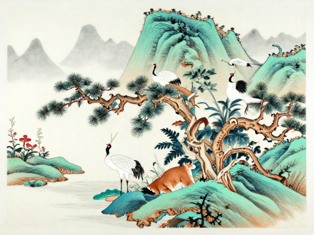 花鸟走兽纹样的技法解析与细节表现