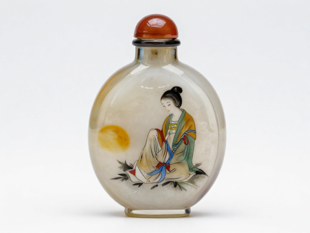 玛瑙俏色内画的制作工艺与审美逻辑