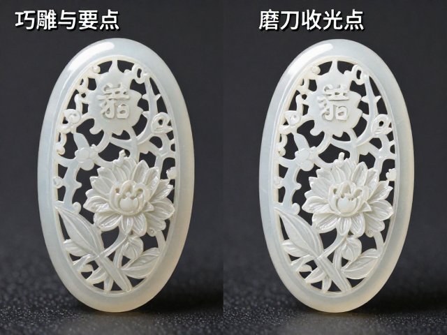 巧雕与透雕的核心工艺差异