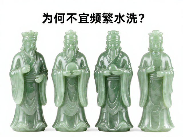 独山玉八仙人物雕件的材质特性与保养误区