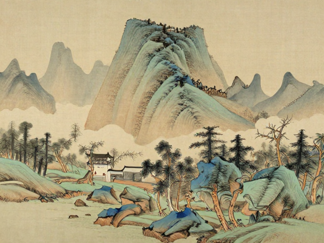 山水工笔微景的风骨与气韵