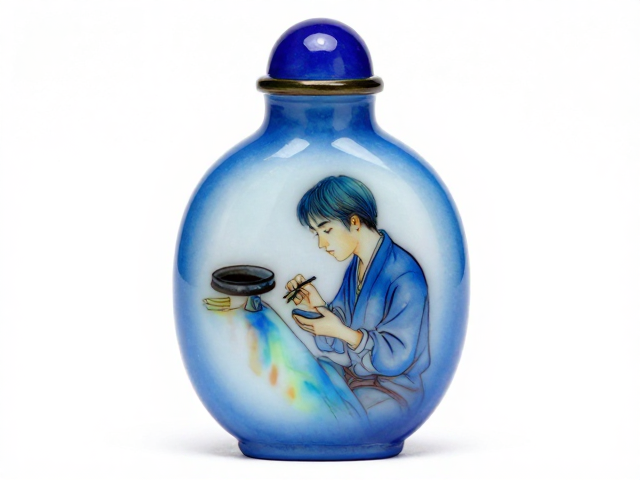 内画工艺中的色彩晕染技法与操作细节