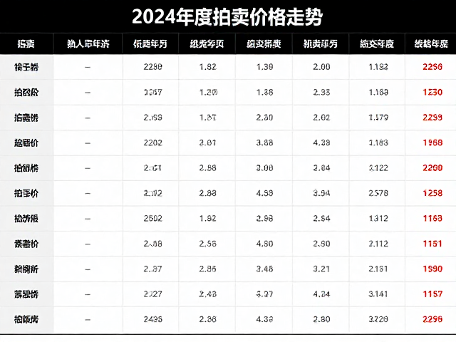 高价位段成交记录与典型案例解析