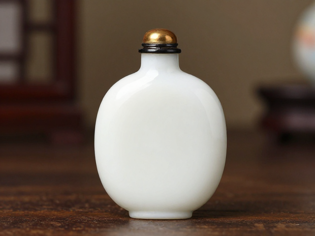 厚胎敦实内画鼻烟壶的器型美学
